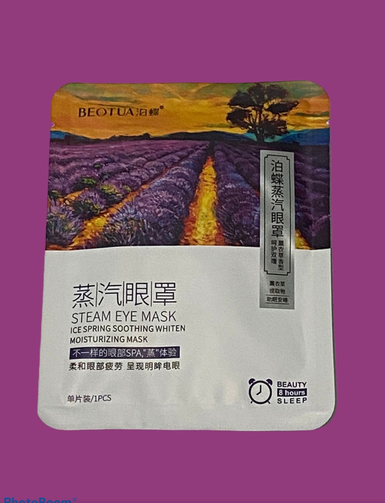 Antifaz para ojos con lavanda