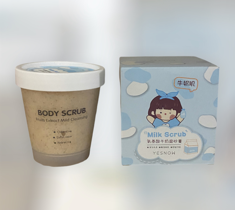 Exfoliante corporal de leche 260 g YESNOW