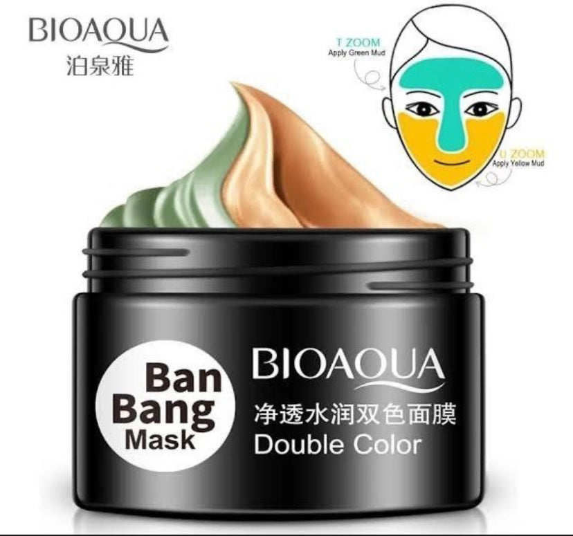 Mascarilla hidratante y limpiadora 2 colores BIOAQUA