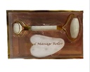 [69712741277451] Rodillo de jade blanco con gua-sha  