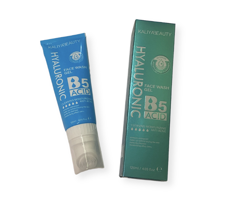 Gel de limpieza facial con ácido hialurónico y vitamina B5 