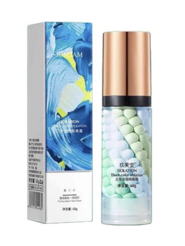 Base correctora de 3 colores para el rostro 