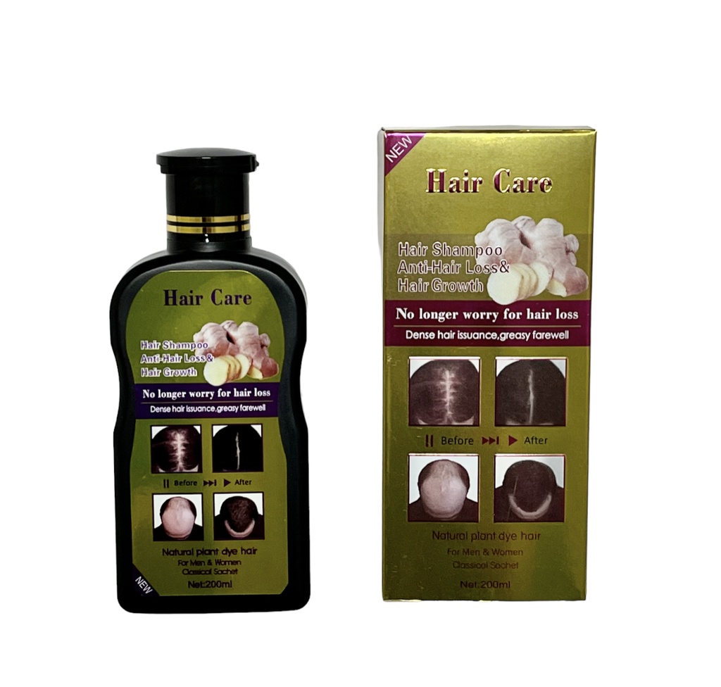 Shampoo anti caída de jengibre 