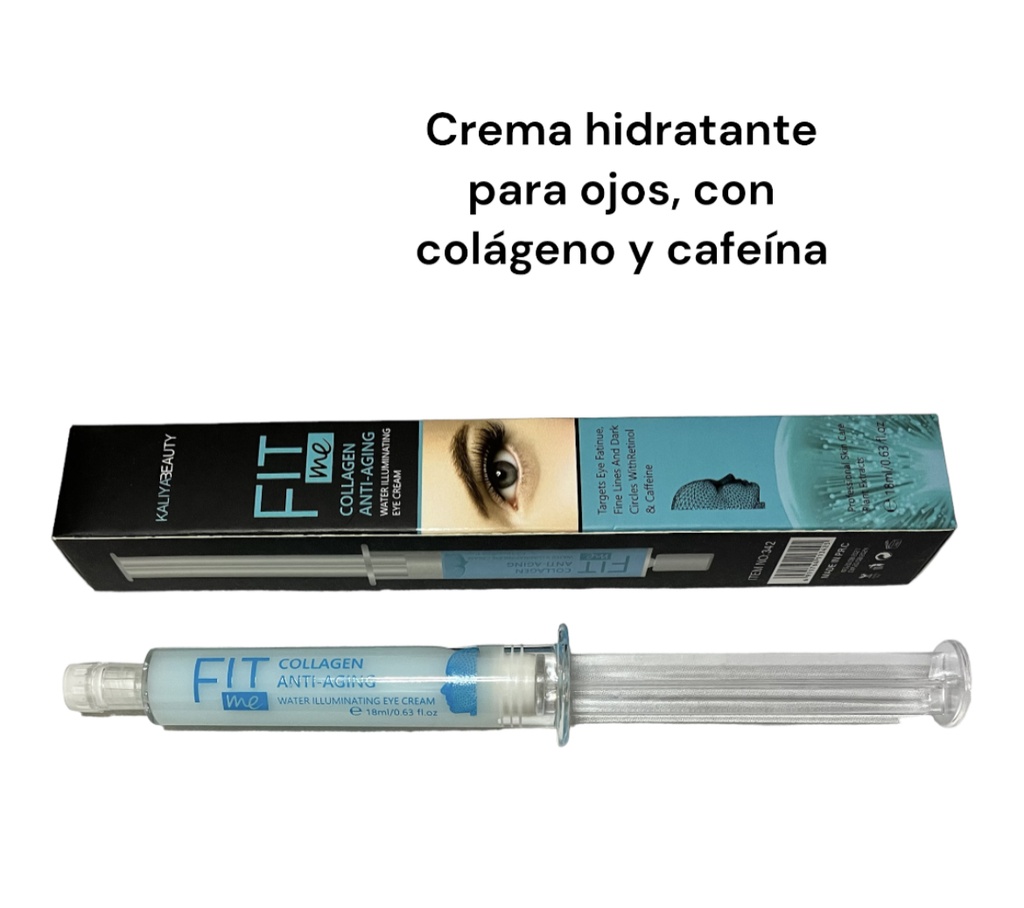 Crema antiedad para contorno de ojos con colágeno 
