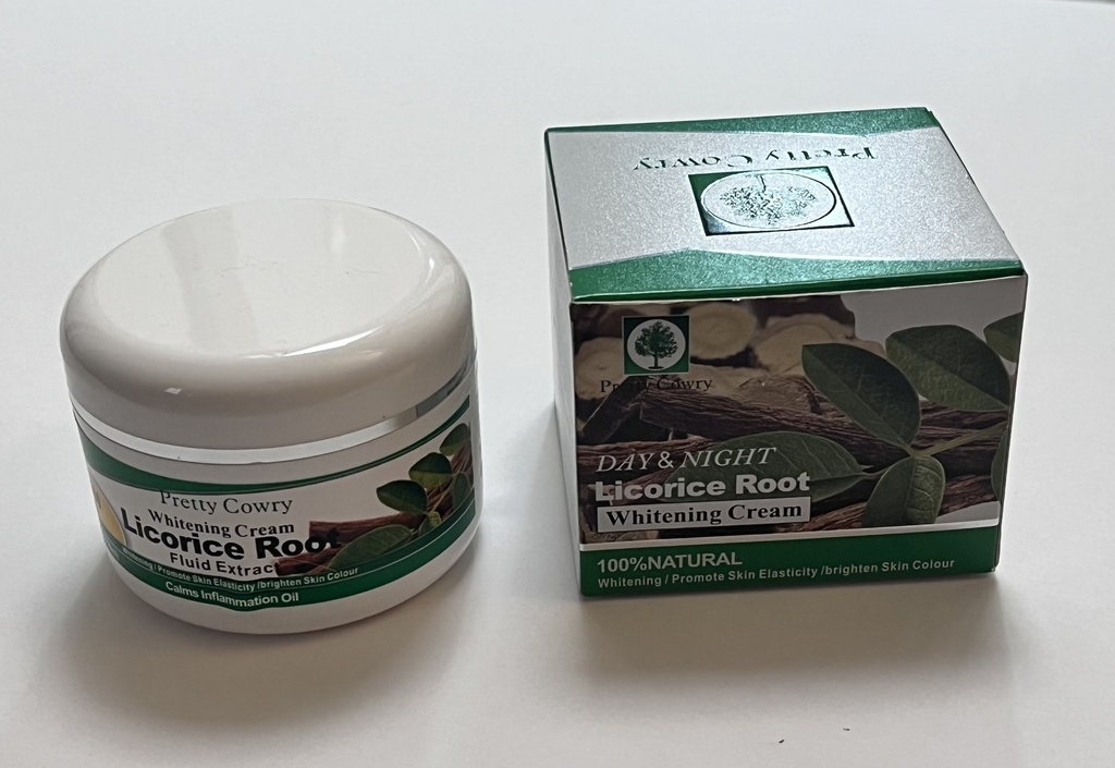 Crema aclarante de raíz de regaliz 